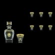 Fusion Set WD+B3 FLGB Whisky Set 800ml+6x200ml in Antique&Leo Gol. Black D. (42-435/437)