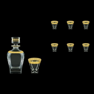 Fusion Set WD+B3 FNGC Whisky Set 800ml+6x200ml 1+6pcs in Romance Gold. Cl. D. (33-435/437)