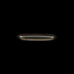 Fenice OT FMGB Oval Tray 30x9,5cm 1pc in Lilit Golden Black Decor (31-688)