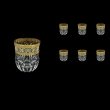 Adagio B2 AALK Whisky Glasses 350ml 6pcs in Allegro Golden Light Decor (65-646/L)