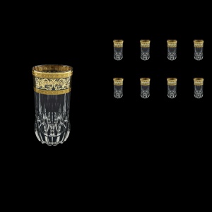Adagio B0 AALK Water Glasses 400ml 8pcs in Allegro Golden Light Decor (65-647/8/L)