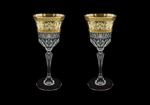 Adagio C3 AALK Wine Glasses 220ml 2pcs in Allegro Golden Light Decor (65-643/2/L)