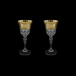 Adagio C4 AALK Wine Glasses 150ml 2pcs in Allegro Golden Light Decor (65-642/2/L)