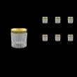 Timeless B3 TMGB SKCR Whisky Glasses 313ml 6pcs in Lilit Gold. Black D.+SKCR (31-110/bKCR)