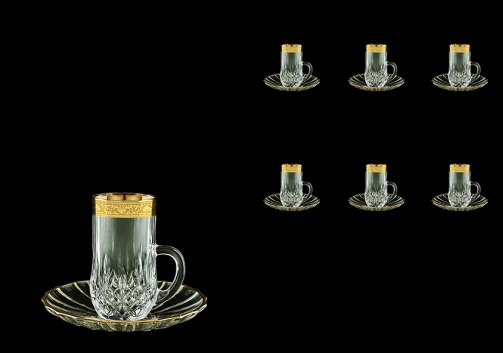 Opera ES ONGC Espresso 50ml 6pcs in Romance Golden Classic Decor (33-502/6)