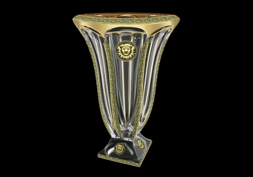 Panel VV POGB B Vase 36cm 1pc in Lilit&Leo Golden Black Decor (41-198)