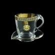 Mamanonmama CA MLGB Cappuccino 260ml 1pc in Antique&Leo Golden Black Decor (42-333)