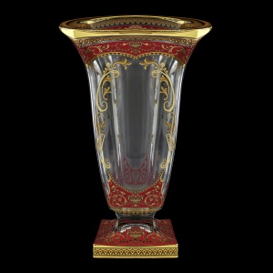 Bohemia Magma VV MEGR H Vase 33cm 1pc in Flora´s Empire Golden Red Decor+H (22-343/H)