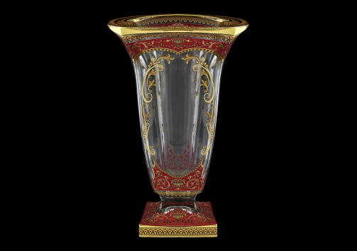 Bohemia Magma VV MEGR H Vase 33cm 1pc in Flora´s Empire Golden Red Decor+H (22-343/H)