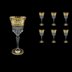 Adagio C2 AALK D Wine Glasses 280ml 6pcs in Allegro Golden Light Decor+D (66-644/L)