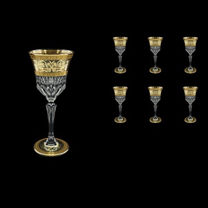 Adagio C3 AALK D Wine Glasses 220ml 6pcs in Allegro Golden Light Decor+D (66-643/L)