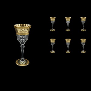Adagio C4 AALK D Wine Glasses 150ml 6pcs in Allegro Golden Light Decor+D (66-642/L)