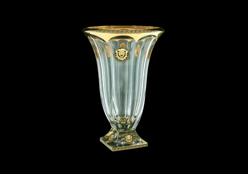 Panel VV PLGB CH Vase 33cm 1pc in Antique&Leo Golden Black Decor (42-174)