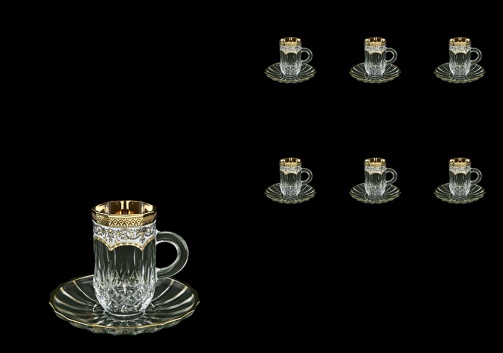 Opera ES OEGW Espresso 50ml 6pcs in Flora´s Empire Golden White Decor (21-503/6)