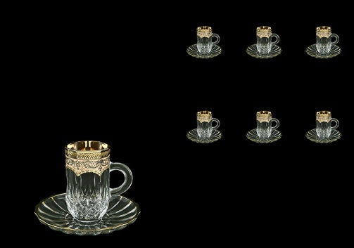 Opera ES OEGI Espresso 50ml 6pcs in Flora´s Empire Golden Ivory Decor (25-503/6)