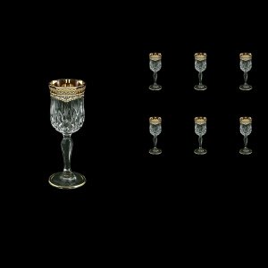 Opera C5 OEGI Liqueur Glasses 60ml 6pcs in Flora´s Empire Golden Ivory Decor (25-651)