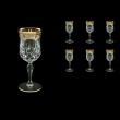 Opera C3 OEGI Wine Glasses 160ml 6pcs in Flora´s Empire Golden Ivory Decor (25-653)