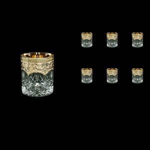 Opera B3 OEGI Whisky Glasses 210ml 6pcs in Flora´s Empire Golden Ivory Decor (25-656)