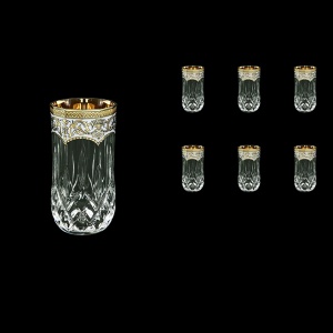 Opera B9 OEGW Water Glasses 240ml 6pcs in Flora´s Empire Golden White Decor (21-658)