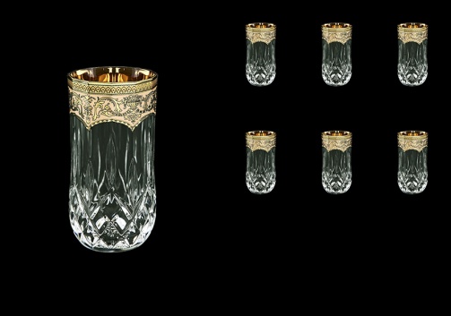 Opera B9 OEGI Water Glasses 240ml 6pcs in Flora´s Empire Golden Ivory Decor (25-658)
