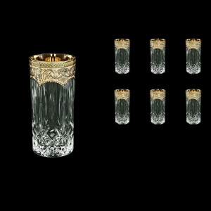 Opera B0 OEGI Water Glasses 350ml 6pcs in Flora´s Empire Golden Ivory Decor (25-659)