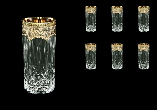 Opera B0 OEGI Water Glasses 350ml 6pcs in Flora´s Empire Golden Ivory Decor (25-659)