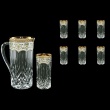 Opera Set J+B0 OEGW 1200ml+6x350ml in Flora´s Empire Golden White Decor (21-660/659)