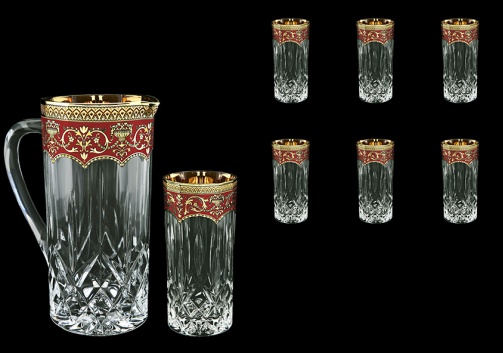 Opera Set J+B0 OEGW 1200ml+6x350ml in Flora´s Empire Golden Red Decor (22-660/659)