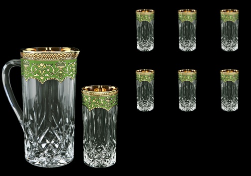 Opera Set J+B0 OEGW 1200ml+6x350ml in Flora´s Empire Golden Green Decor (24-660/659)