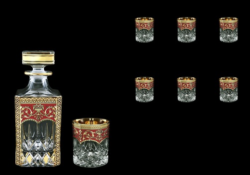 Opera Set WD+B3 OEGR 750ml+6x210ml in Flora´s Empire Golden Red Decor (22-661/656)