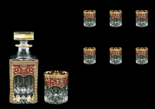 Opera Set WD+B2 OEGW 750ml+6x300ml in Flora´s Empire Golden Red Decor (22-661/657)