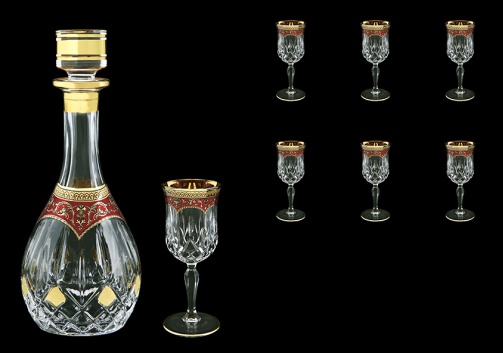 Opera Set RD+C4 OEGR 900ml+6x120ml in Flora´s Empire Golden Red Decor (22-662/652)