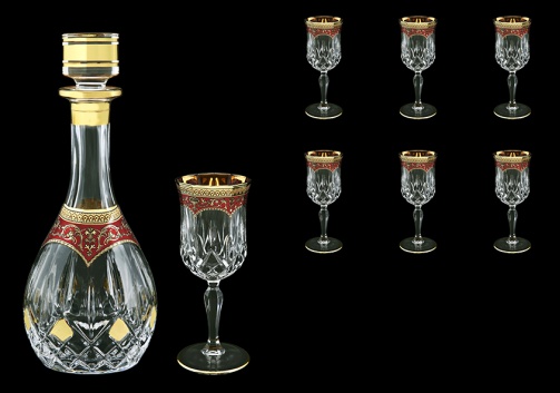 Opera Set RD+C3 OEGW 900ml+6x160ml in Flora´s Empire Golden Red Decor (22-662/653)