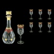 Opera Set RD+C3 OEGW 900ml+6x160ml in Flora´s Empire Golden Red Decor (22-662/653)