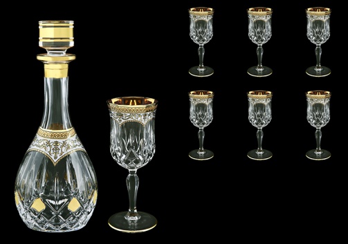 Opera Set RD+C2 OEGW 900ml+6x230ml in Flora´s Empire Golden White Decor (21-662/654)