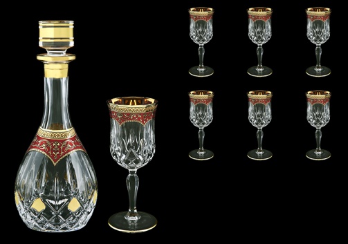 Opera Set RD+C2 OEGW 900ml+6x230ml in Flora´s Empire Golden Red Decor (22-662/654)