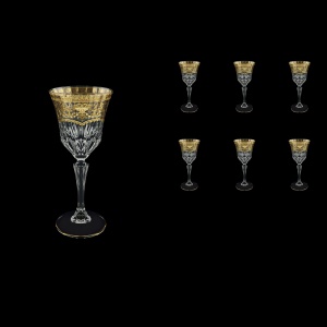 Adagio C4 AELK Wine Glasses 150ml 6pcs in Flora´s Empire Golden Crystal Light (20-591/L)