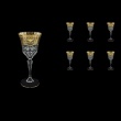 Adagio C4 AELK Wine Glasses 150ml 6pcs in Flora´s Empire Golden Crystal Light (20-591/L)
