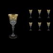 Adagio C4 AELK Wine Glasses 150ml 6pcs in Flora´s Empire Golden Crystal Light (20-591/L)