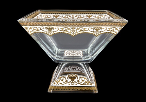 Ducale MVD DELW Large Bowl w/F 26x26cm 1pc in Flora´s Empire Golden White Light (21-715/L)