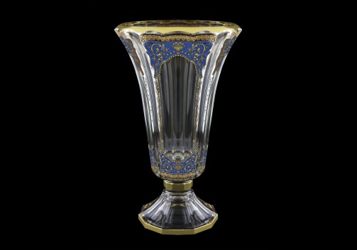 Doge VVA DELC H Large Vase 40cm 1pc in Flora´s Empire Golden Blue Light D.+H (23-703/H/L)