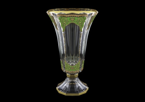 Doge VVA DELG H Large Vase 40cm 1pc in Flora´s Empire Golden Green Light D.+H (24-703/H/L)