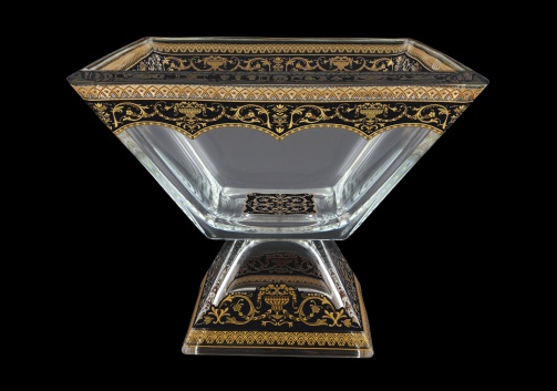 Ducale MVD DELB Large Bowl w/F 26x26cm 1pc in Flora´s Empire Golden Black Light (26-715/L)