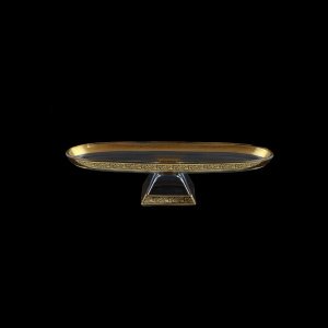 Fenice OTC FMGB Oval Tray 30x9,5cm 1pc in Lilit Golden Black Decor (31-696)