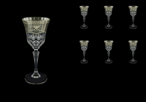 Adagio C4 AESK Wine Glasses 150ml 6pcs in Flora´s Empire Pl. Crystal Light (20-1/591/L)