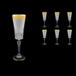 Timeless CFL TNGC S Champagne Flutes 210ml 6pcs in Romance Golden Classic D.+S (33-131)