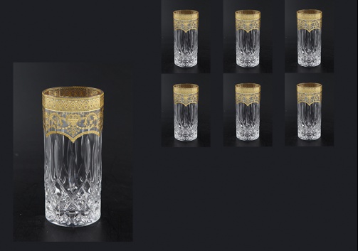 Opera B0 OELK Water Glasses 350ml 6pcs in Flora´s Empire Golden Crystal Light (20-659/L)