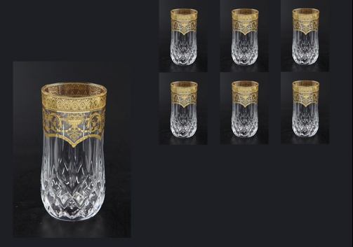 Opera B9 OELK Water Glasses 240ml 6pcs in Flora´s Empire Golden Crystal Light (20-658/L)