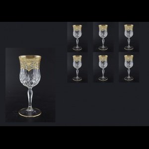 Opera C2 OELK Wine Glasses 230ml 6pcs in Flora´s Empire Golden Crystal Light (20-654/L)