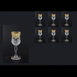 Opera C5 OELK Liqueur Glasses 60ml 6pcs in Flora´s Empire Golden Crystal Light (20-651/L)
